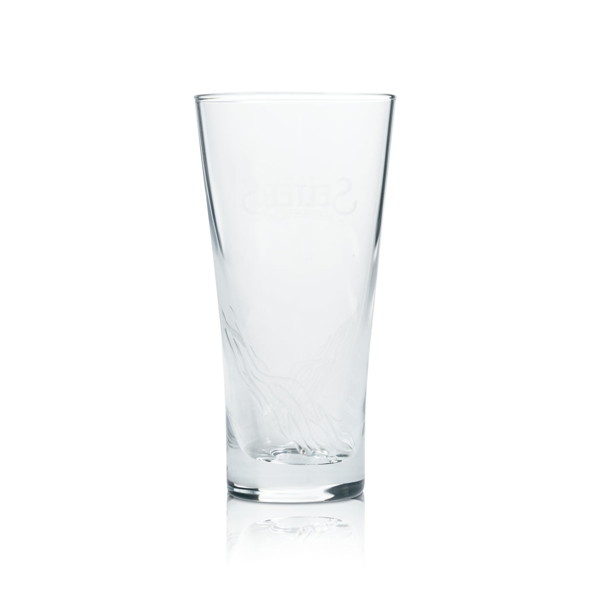 6 verres à eau Selters 0,1 l, forme en V, relief, contour, soda, restauration, hôtellerie – Vue 3