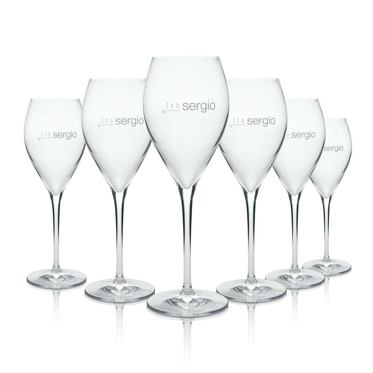 6 flûtes à champagne Sergio 210 ml Rastal
