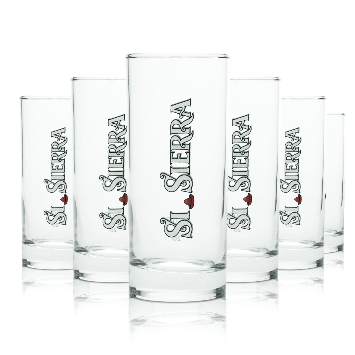 6 verres à tequila Sierra 0,2 l, verres à cocktail long drink Sunrise Gastro Bar