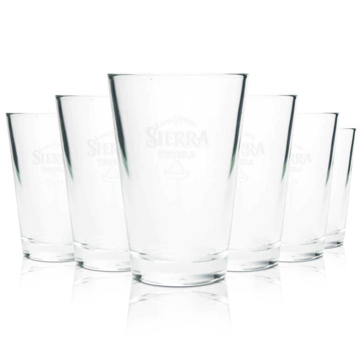 6 verres à tequila Sierra 0,2 l, verres tumbler, verres à long drink, verres à cocktail