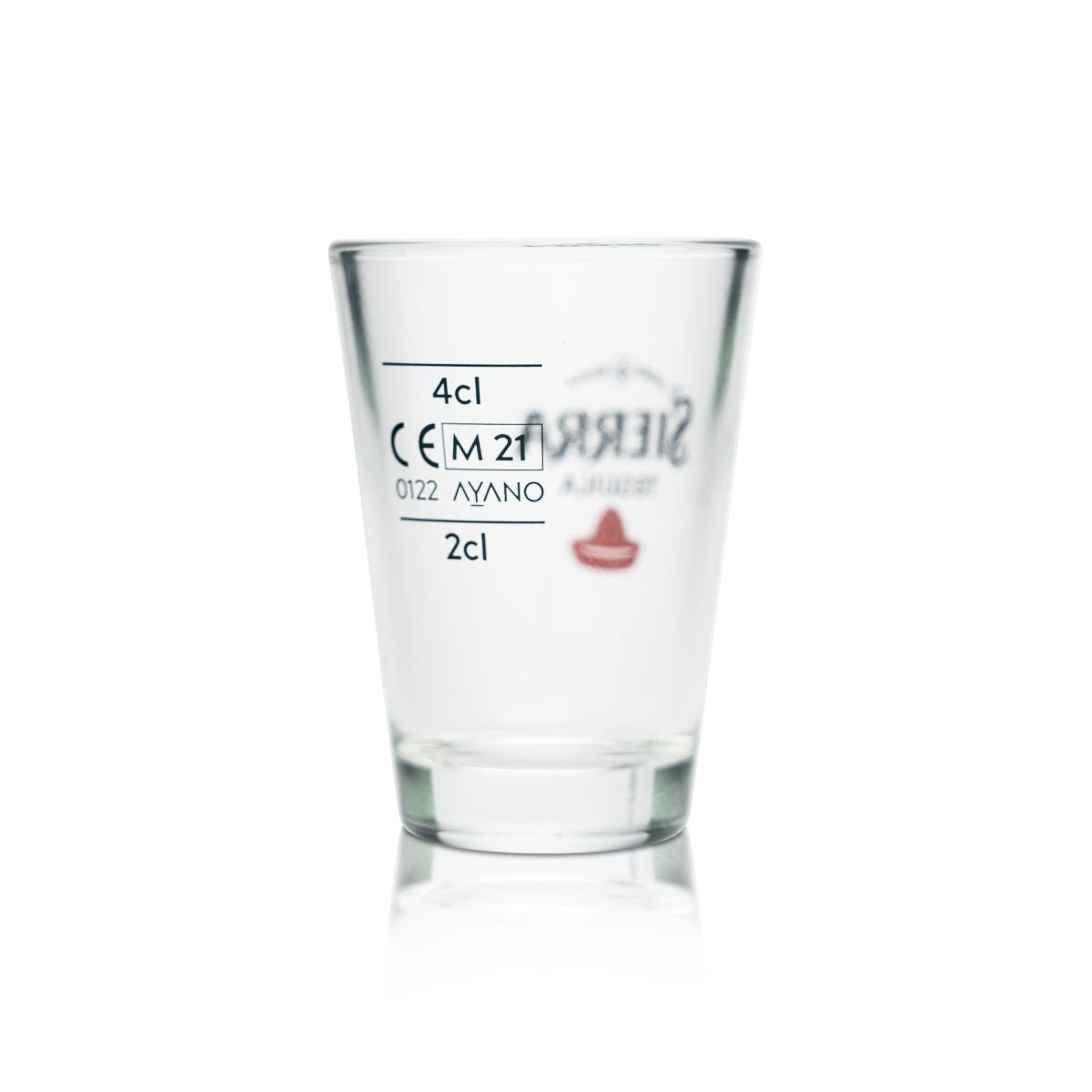 6x Sierra Tequila Verre 4cl Verres à shot Verres à liqueur Courts Étalonnés Gastronomie Bar – Vue 3