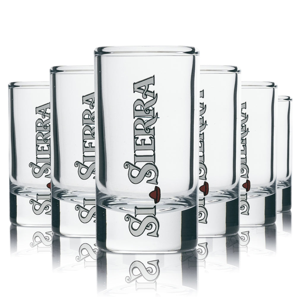 6x Sierra Tequila Verre Stamper Verre à shot court 2 cl SI SIERRA