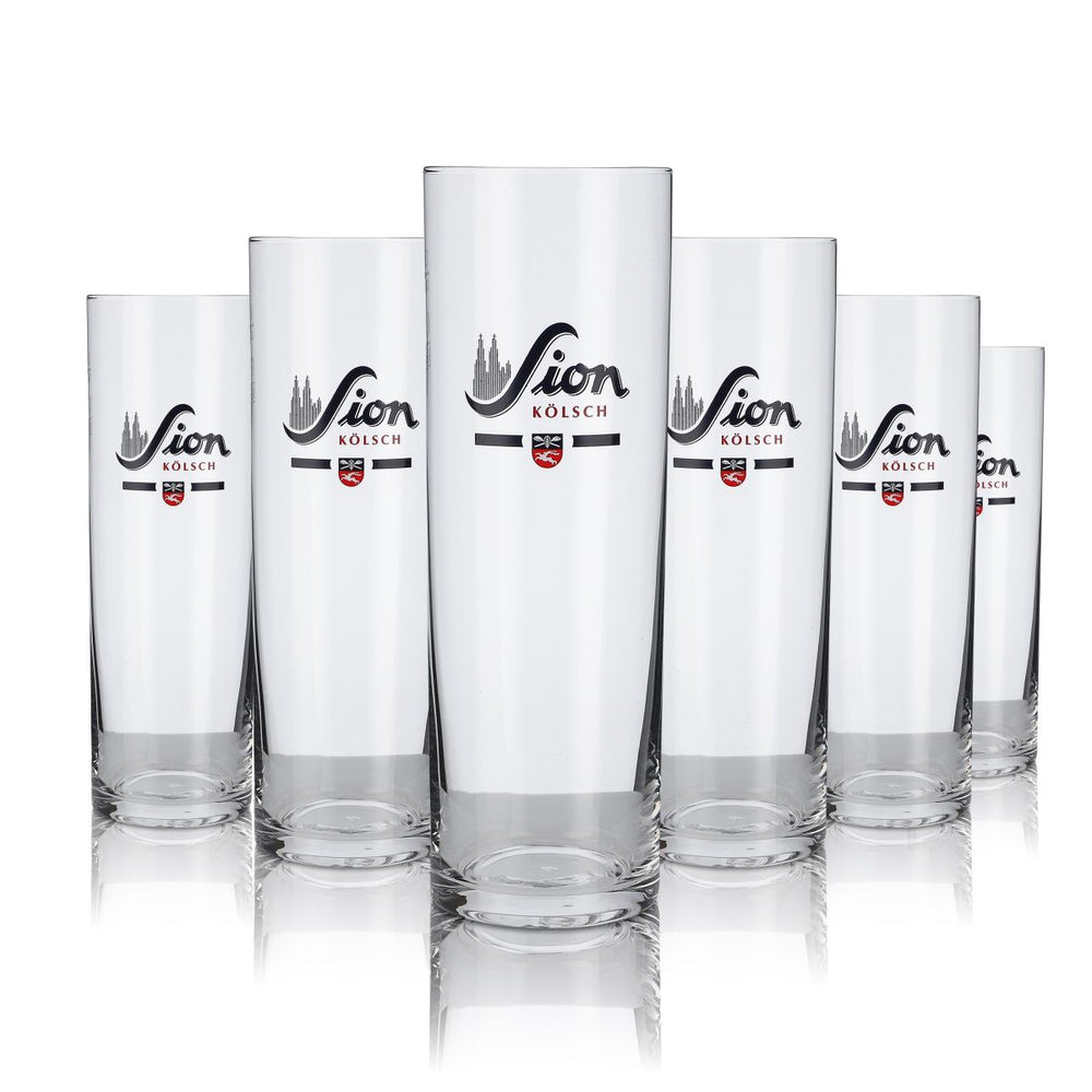 6x Sion verre 0,25l Kölsch tige verres Altbier Set brasserie Cologne Kneipe Köbes