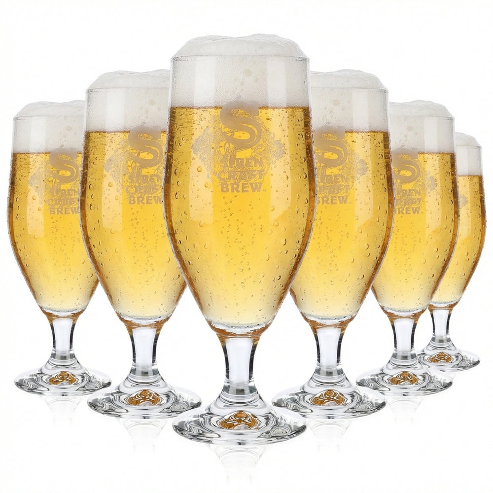 6 verres à bière Siren Craft Brew 0,3 l Verres à bière Pokal Rastal