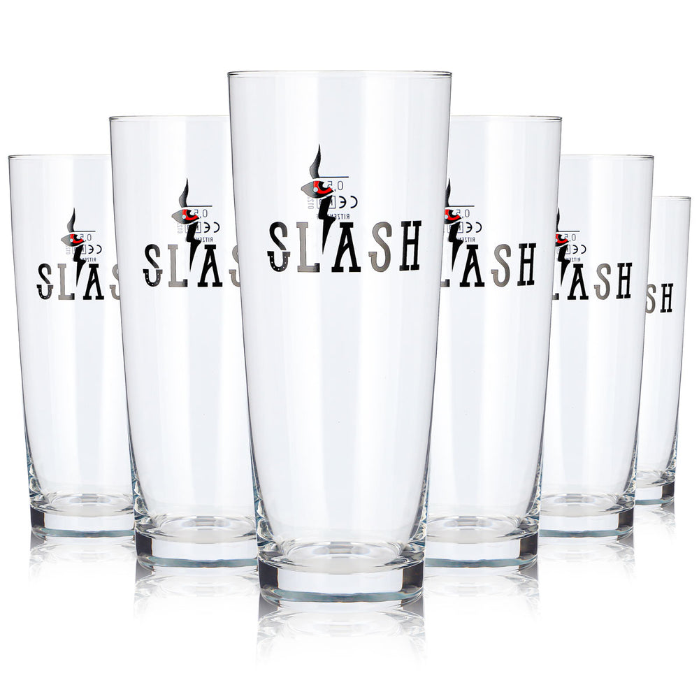 Lot de 6 verres à bière Slash, 0,5 l, Ritzenhoff Concord, Willibecher (lot de 6)
