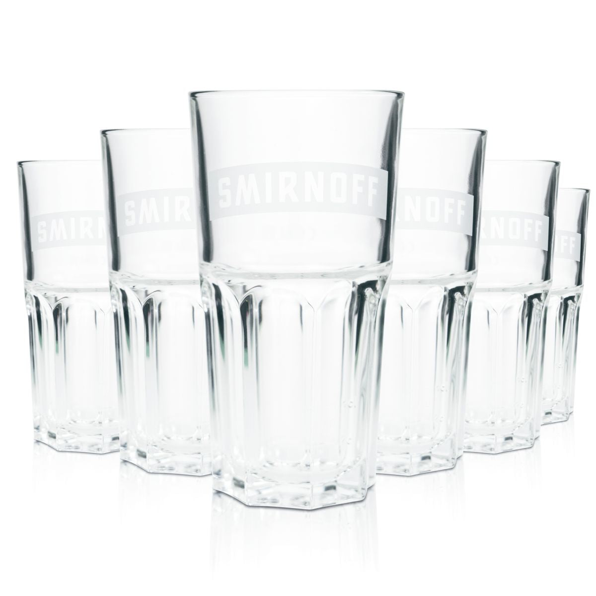 6 verres Smirnoff 0,3 l Verres à long drink Verres à cocktail Vodka Moscow Mule Martini