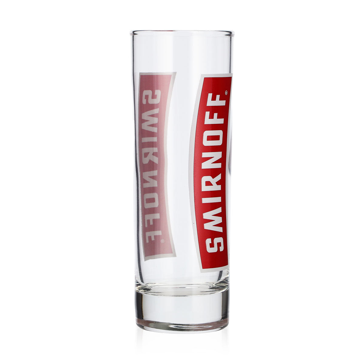 6 verres à vodka Smirnoff de 0,22 l, verres à long drink avec logo rouge vertical (lot de 6) – Vue 3