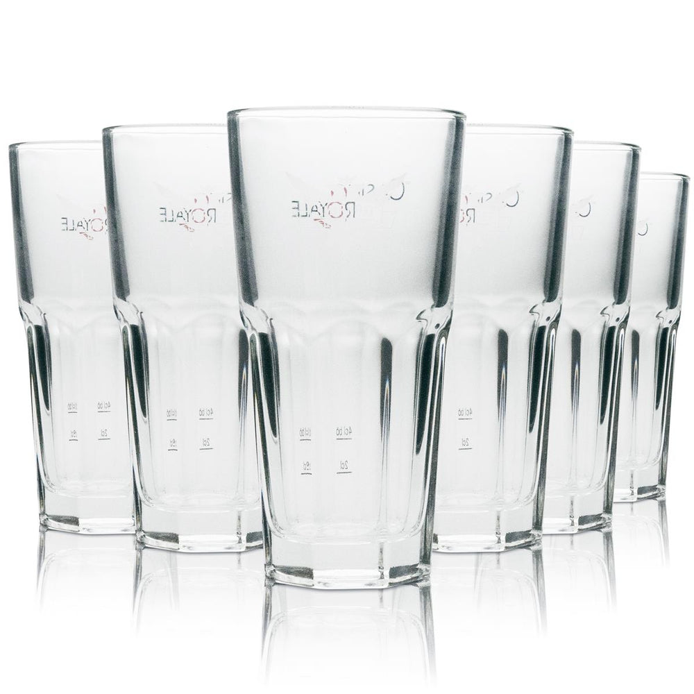 6 verres à vodka Smirnoff Longdrink Casino Royale 380 ml