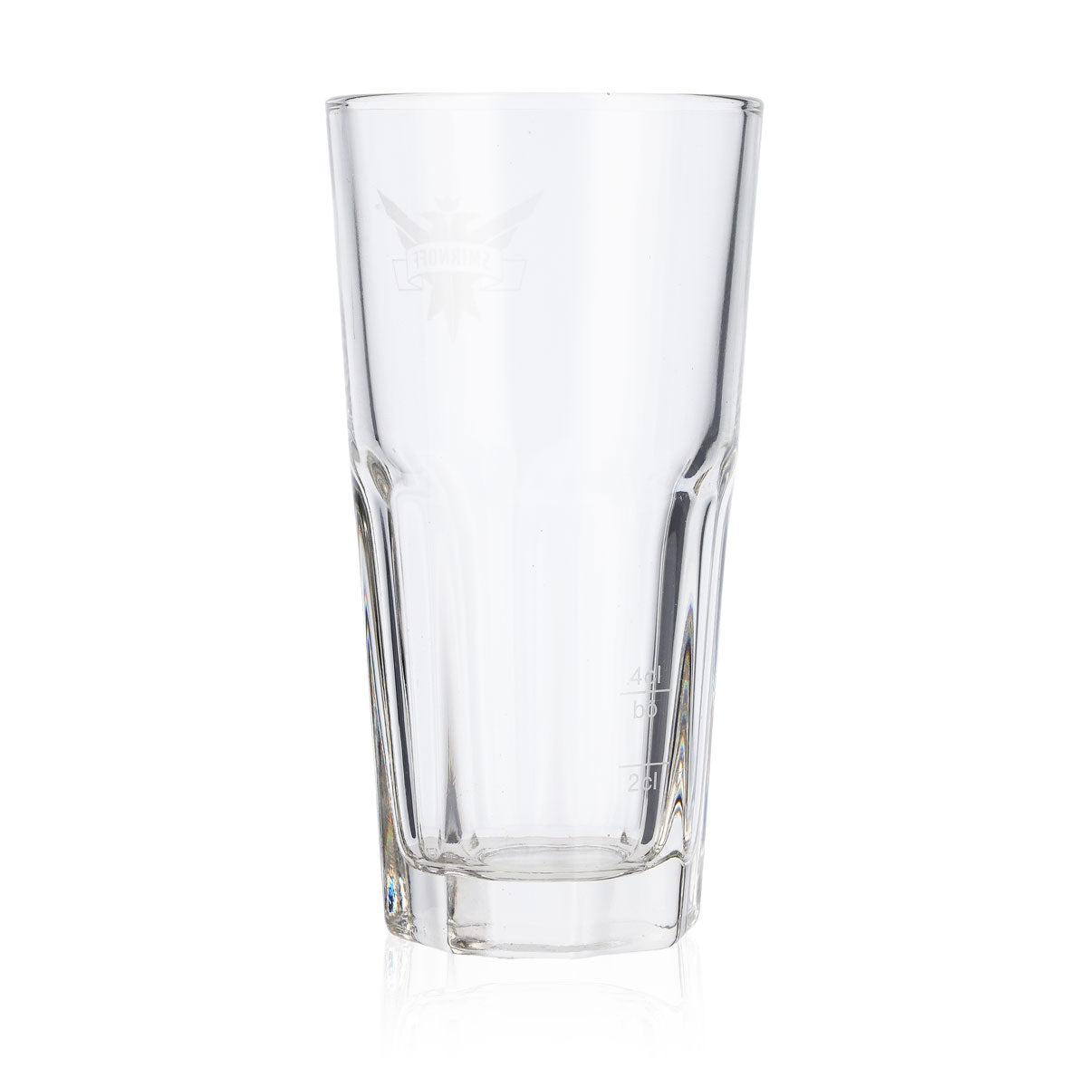 6 verres à vodka Smirnoff Vodka 0,3 l Verre à long drink Logo satiné – Vue 4