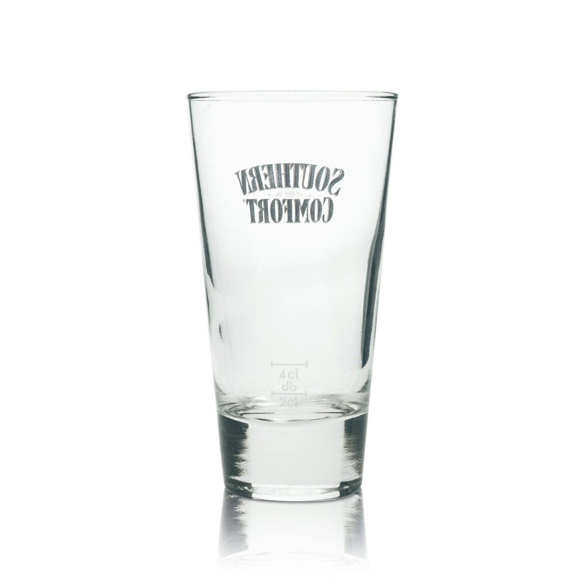6 verres à whisky Southern Comfort Longdrink avec logo marron – Vue 2