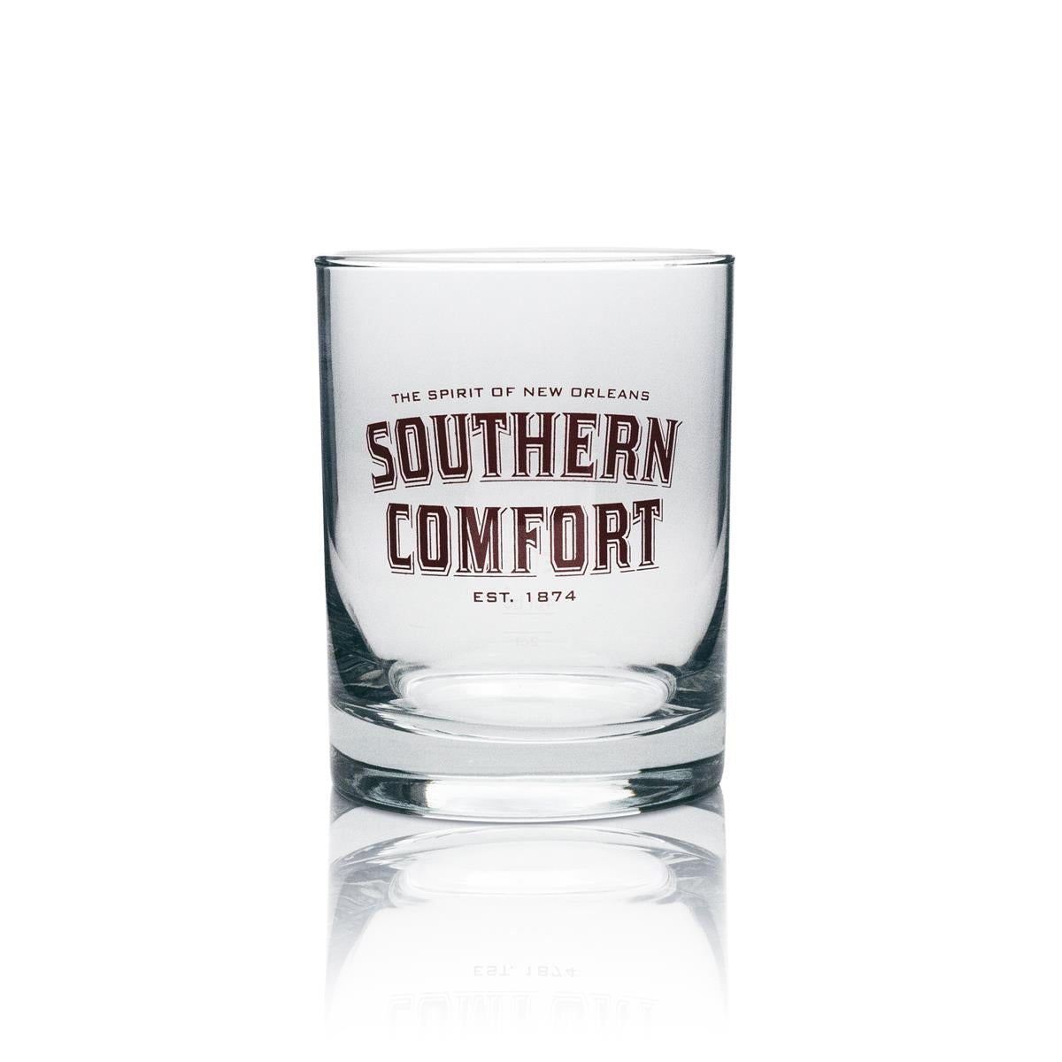 6 verres à whisky Southern Comfort 400 ml, inscription rouge – Vue 2