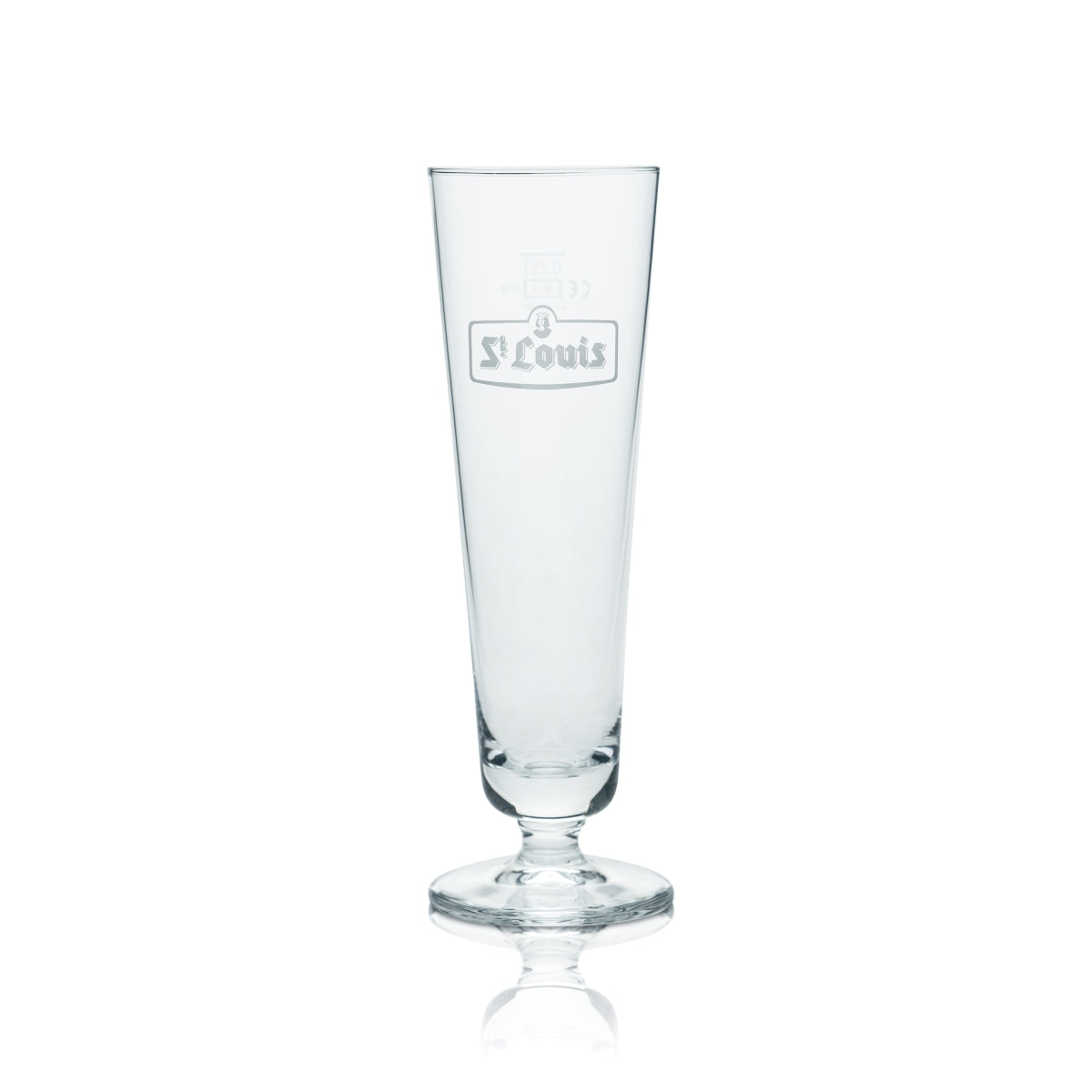 6 verres à bière St. Louis 0,25 l, verres à bière Kriek, bière à la cerise, brasserie belge – Vue 2