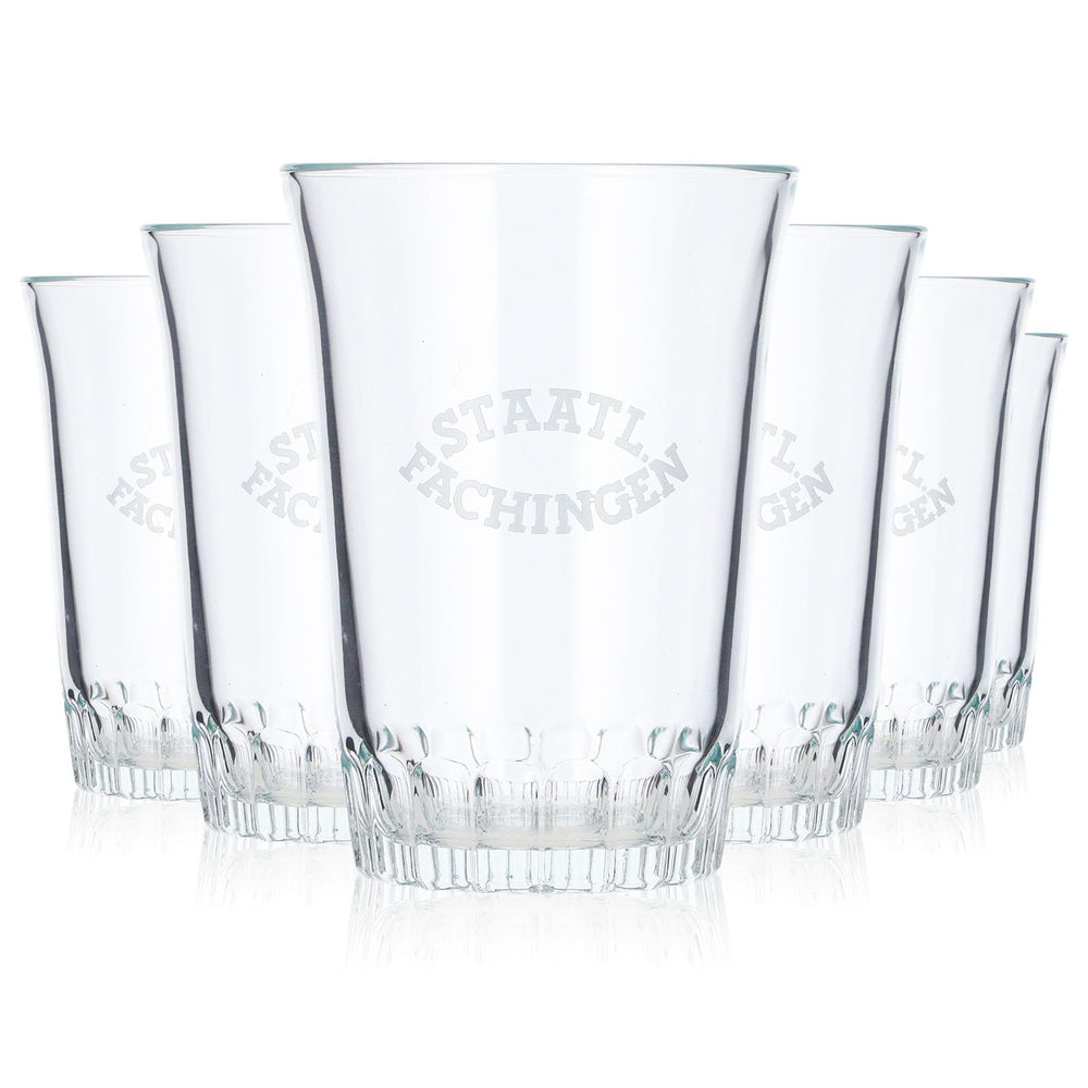 6 verres à eau « Staatl. Fachingen » de 0,15 l (lot de 6)