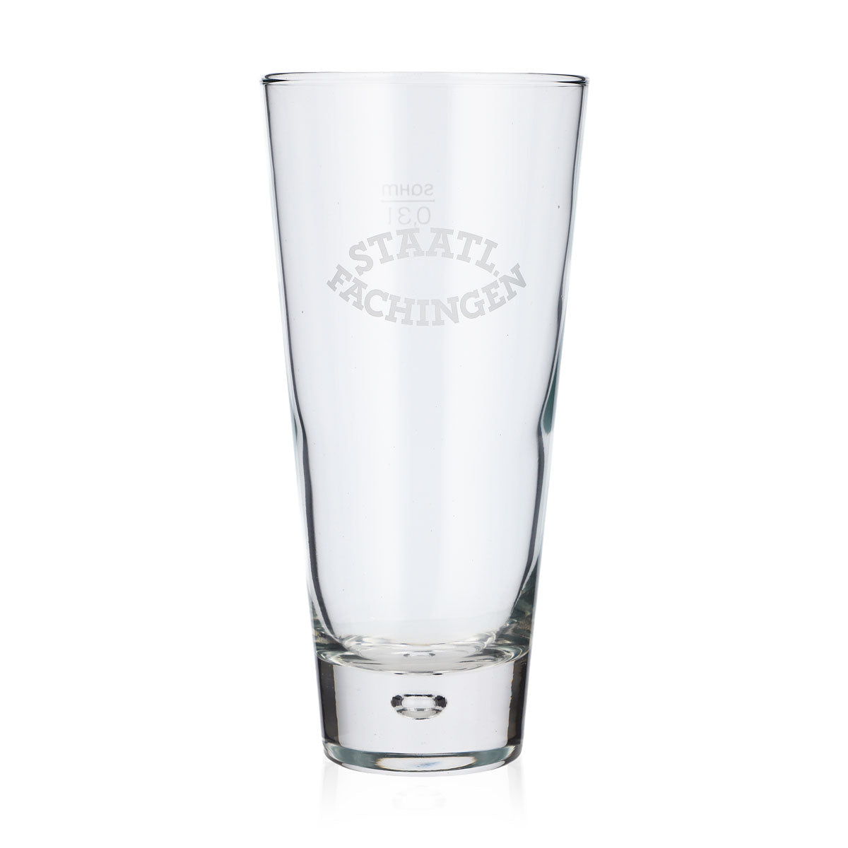 6 verres à eau « Staatl. Fachingen » de type Londrink, 0,3 l, avec fond bombé, couleur Sahm (lot de 6)