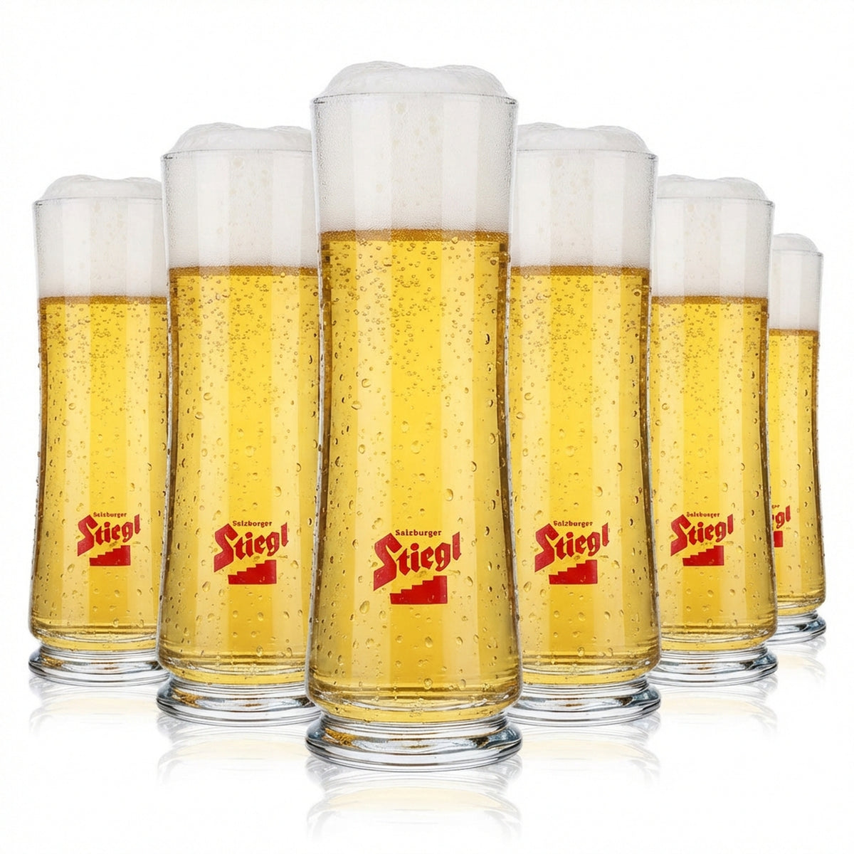 6 verres à bière Stiegl 0,2 l Gobelets/Verres à bière Verres à bière Sahm