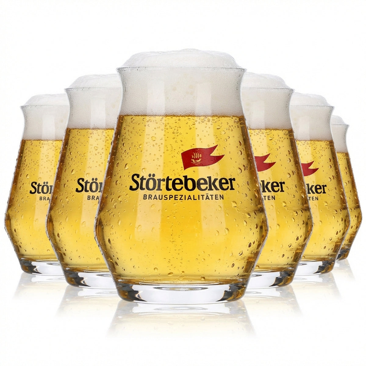 6 verres à bière Störtebeker Verres à bière  Verre de dégustation 0,2 l Verre design Tulipe