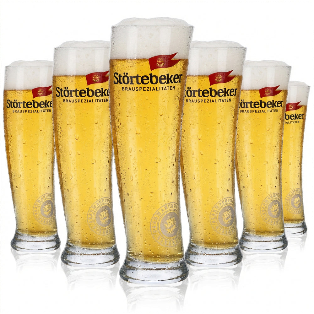 6 verres à bière Störtebeker Segelglas 0,3 l, design Sydney, lot de verres à bière artisanale