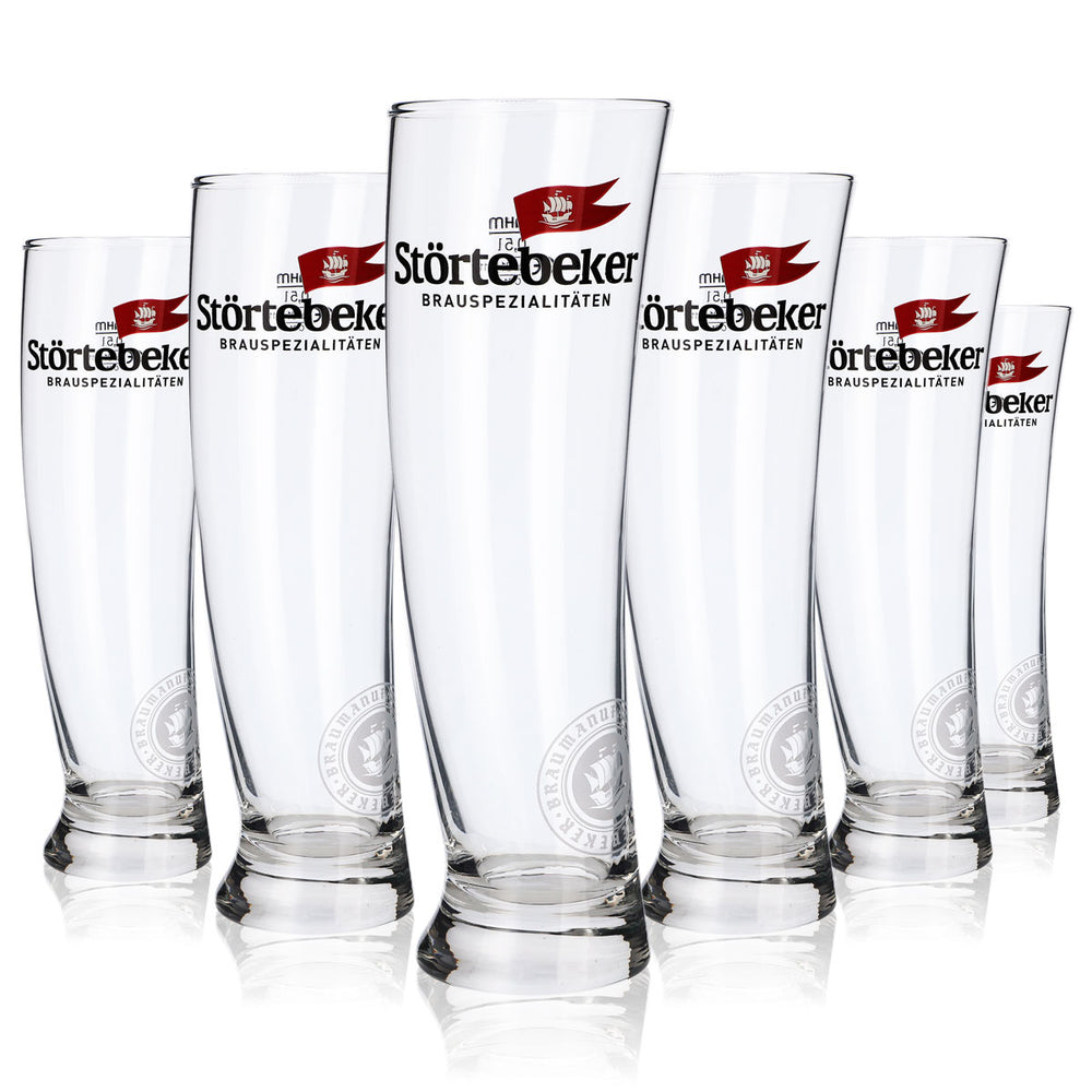 6 verres à bière Störtebeker Segelglas 0,5 l, design Sydney, lot de verres à bière artisanale