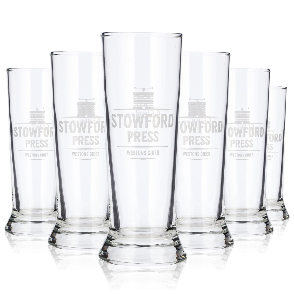 6 verres à cidre Stowford de 0,1 l, modèle « Longdrink Sahm »