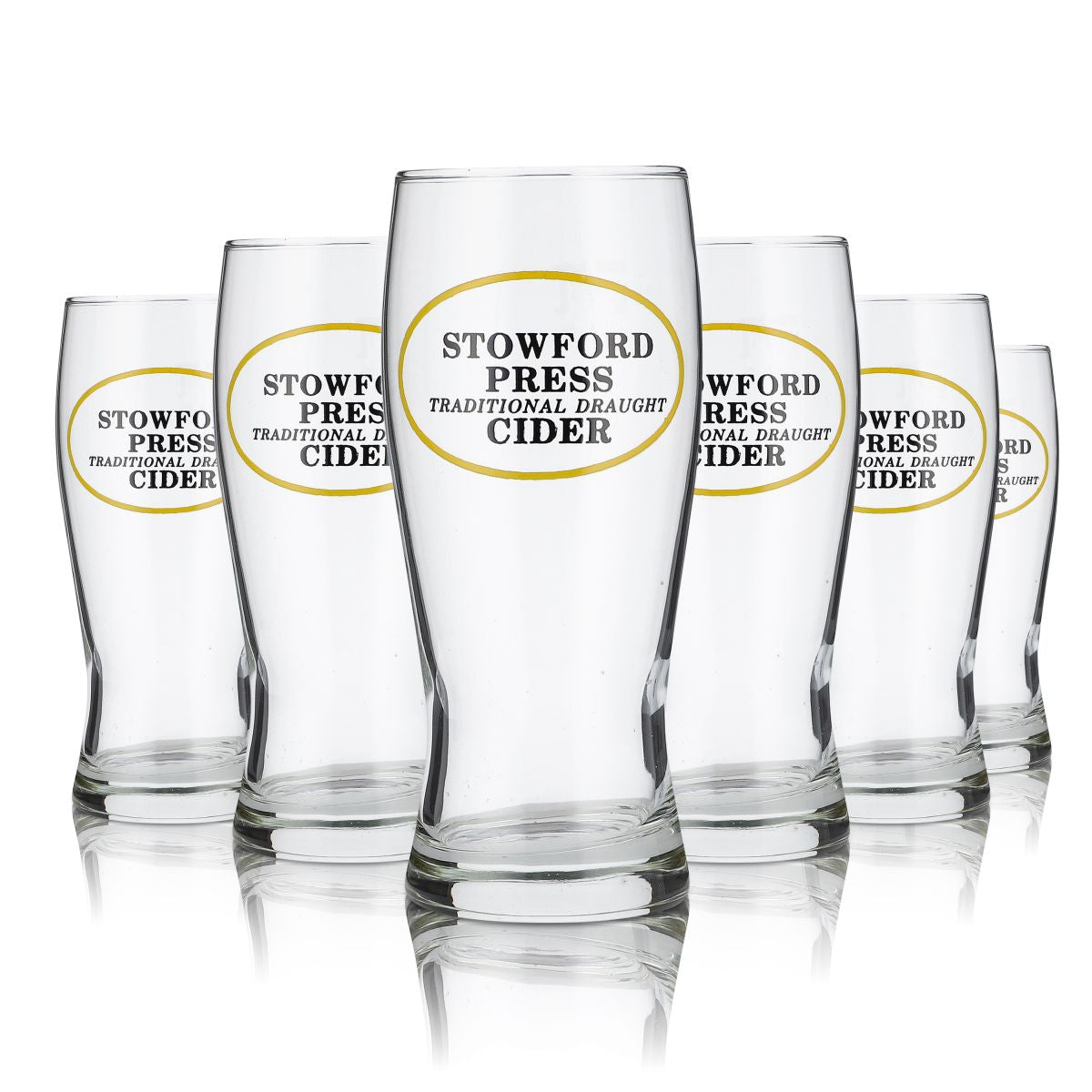 6 verres Stowford Press 0,25 l Irish Cider Half Pint Set de verres à bière Brasserie UK