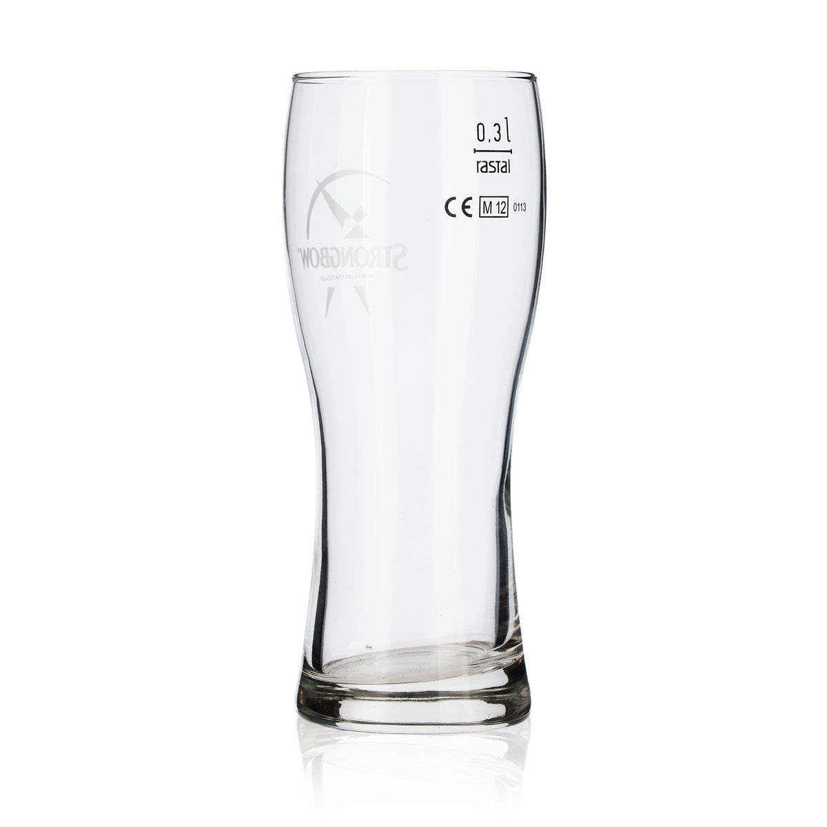 6x Strongbow Cider Verre 0,3 l Tasse Logo blanc rastal Bavaria – Vue 4