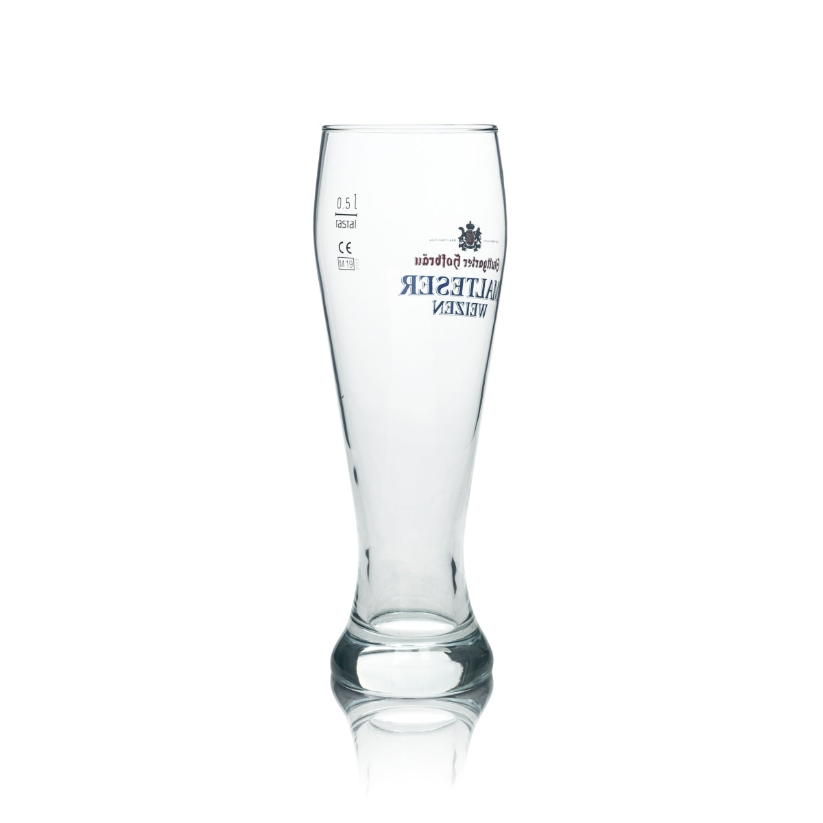 6 verres à bière Stuttgarter Hofbräu 0,5 l Malteser Weizen Sahm Weißbier Brauerei – Vue 4