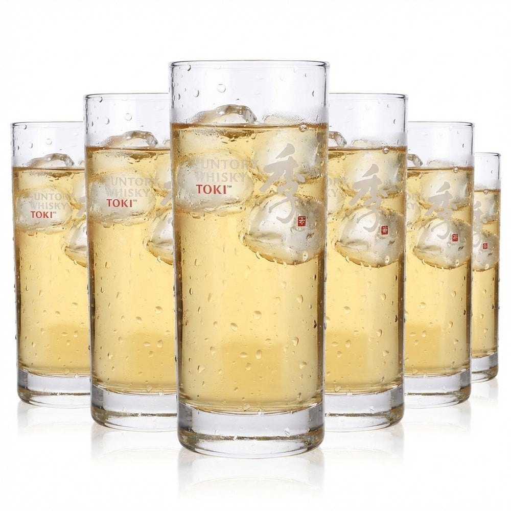 6 verres à whisky Suntory Toki 0,31 l Verre à long drink Libbey Lexington