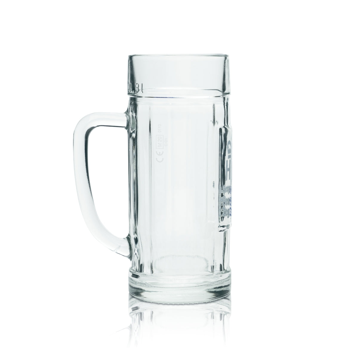 6 verres à bière Tegernsee 0,3 l, chopes HB Seidel, verres à anse, chopes à relief – Vue 3