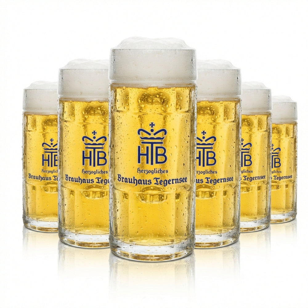 6 verres à bière Tegernsee 0,5 l, chope Seidel HB Rastal