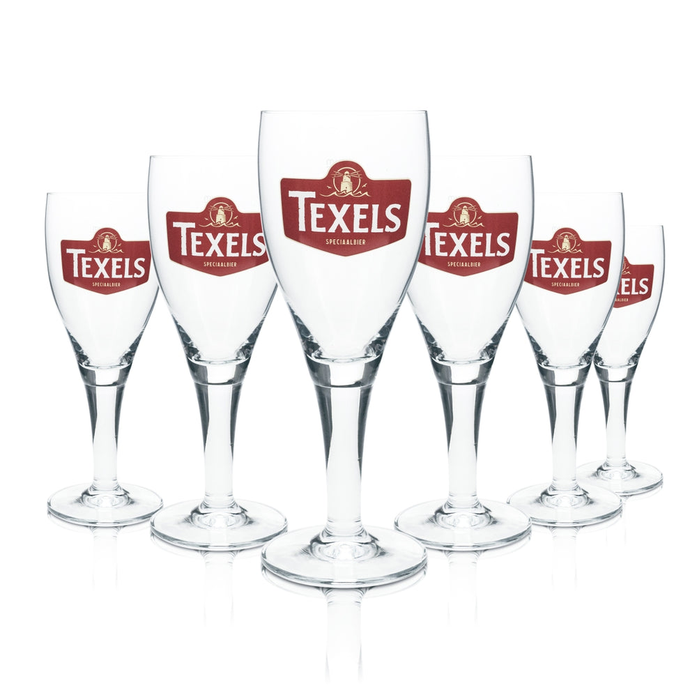 6 verres Texels 0,3 l tulipe calice coupe trophée verres gastronomie bar pub Beer NL