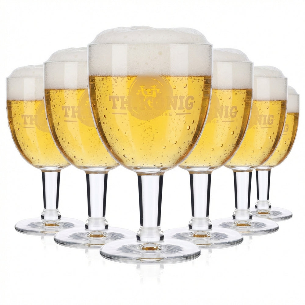 6x TH. Verres à bière König Verres à bière Bol 0,33 l Calice Pater Coupe