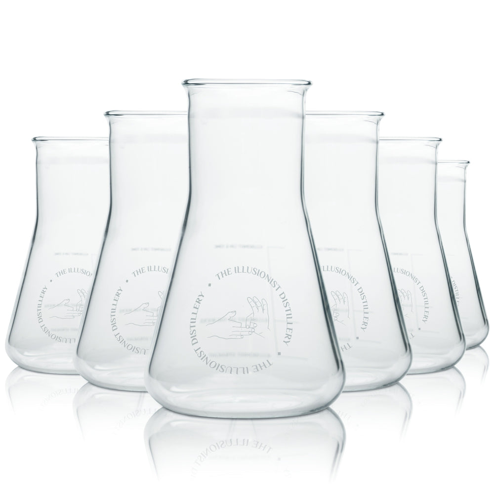 6x Verre à gin The Illusionist 0,3 l Verres à long drink Verres Erlenmeyer Tonic Gastro