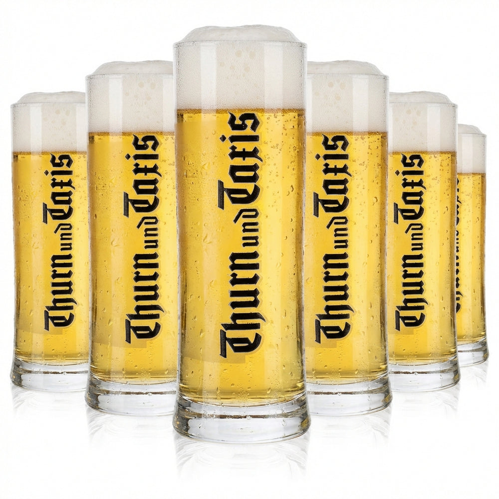 6x Thurn & Taxis Verre à bière Chopes à bière Verres à bière 0,5 l Chope Seidel Humpen