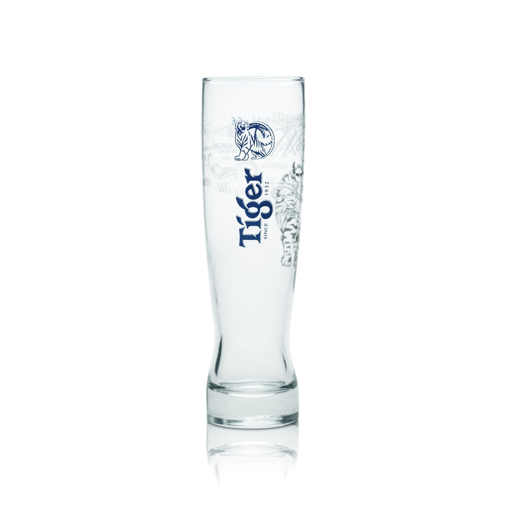 6 verres à bière Tiger 0,3 l Asian Lager Brasserie Singapour Gastronomie Chêne