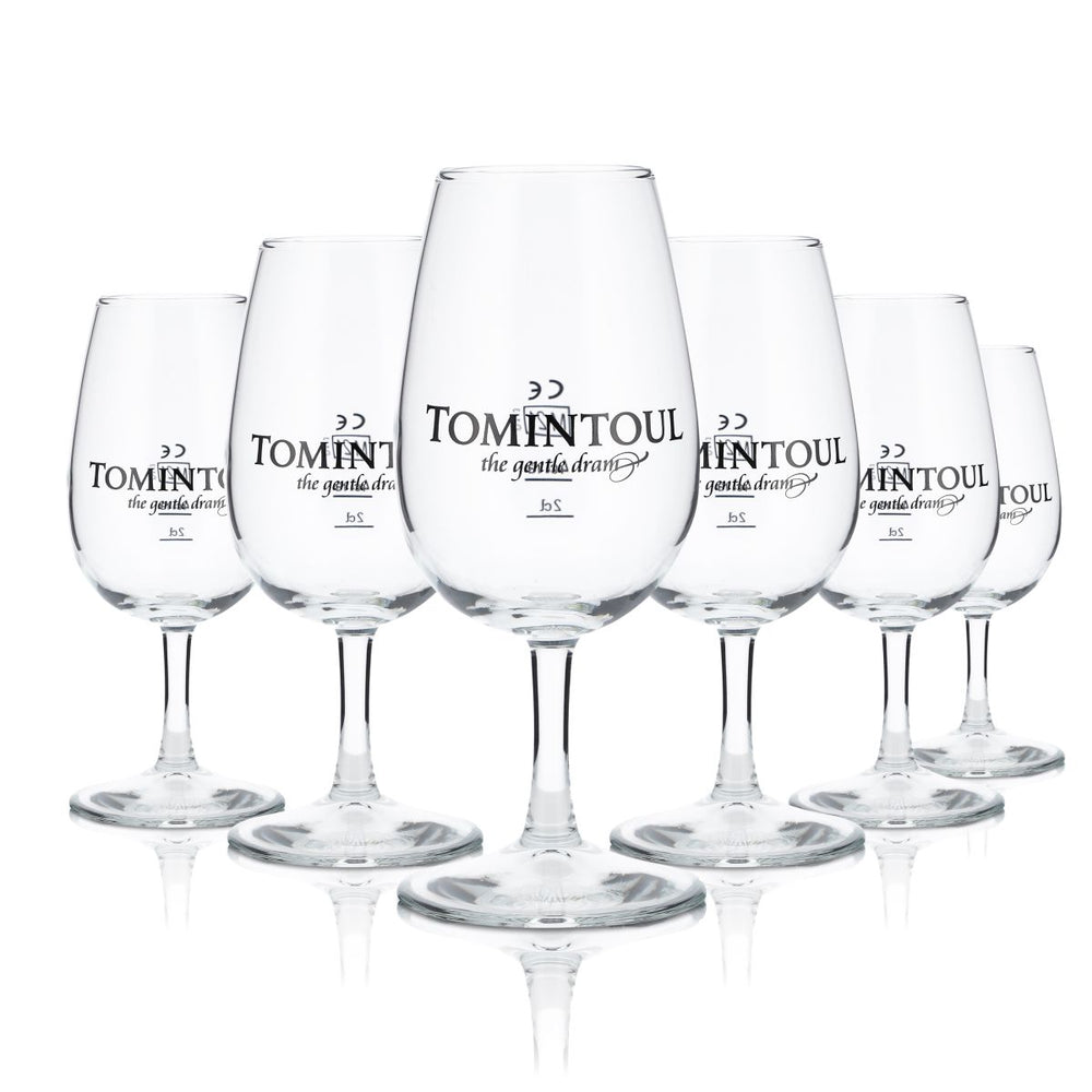6 verres Tomintoul 0,215 l Verres à dégustation Verres à whisky Ensemble de verres Gastro