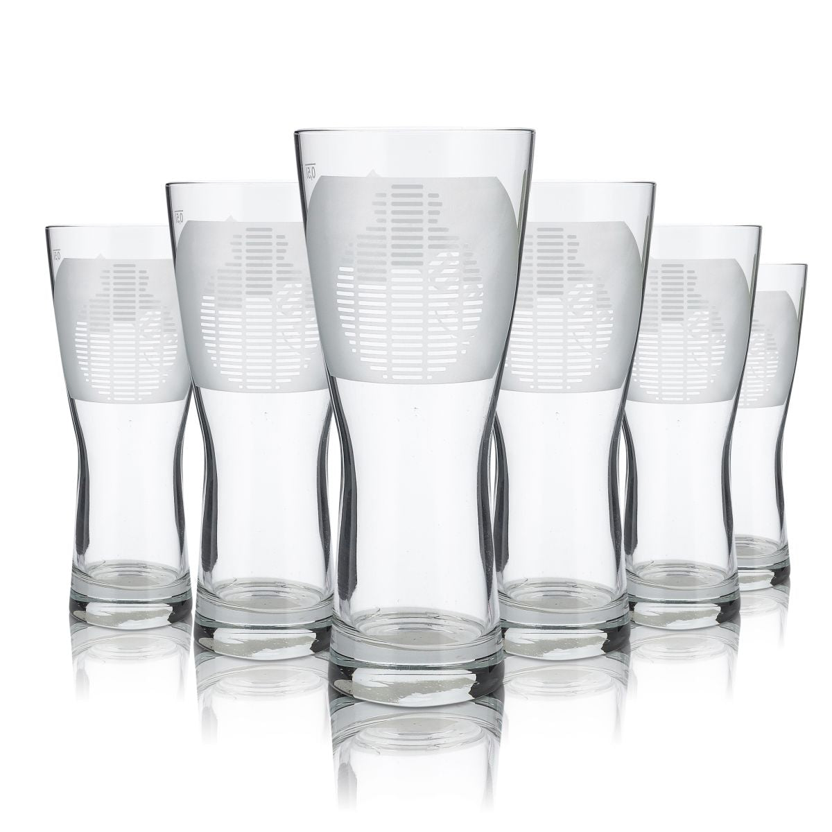 6 verres Tuborg 0,5 l Pint Willi Verres à bière Set de verres Brasserie Danemark