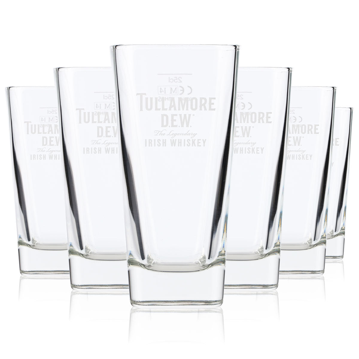 6 verres à whisky Tullamore Dew Verre à long drink 0,25 l  Borgonovo Palladio