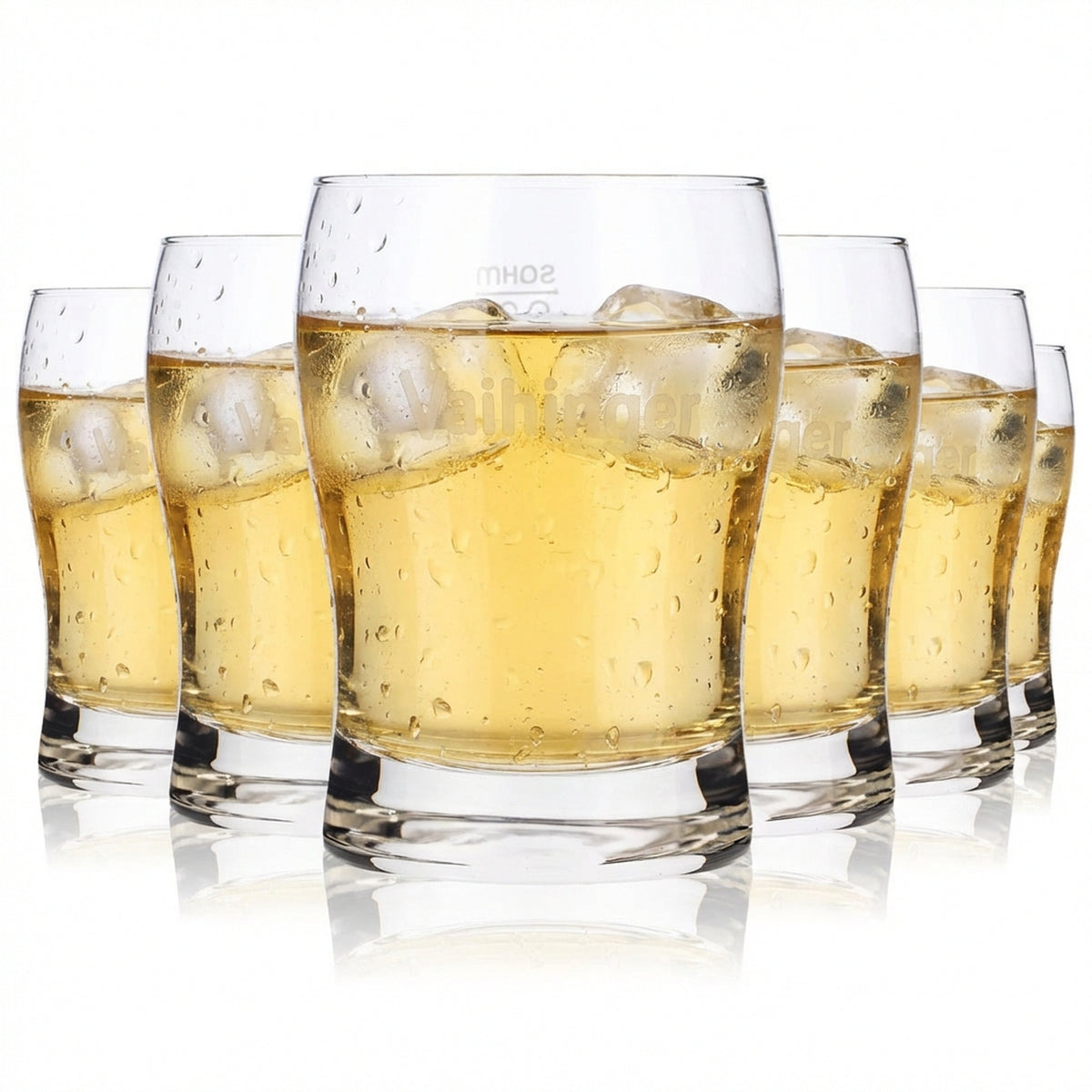 6 verres à jus Vaihinger 0,2 l Verres à jus Verres à jus Tasses Verres profilés Nouvelle