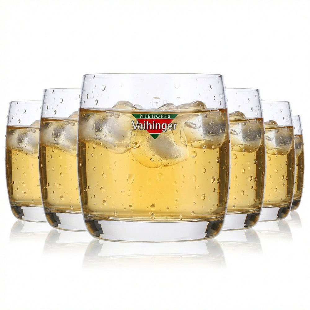 6 verres à jus Vaihinger 0,3 l Verres à jus Logo coloré