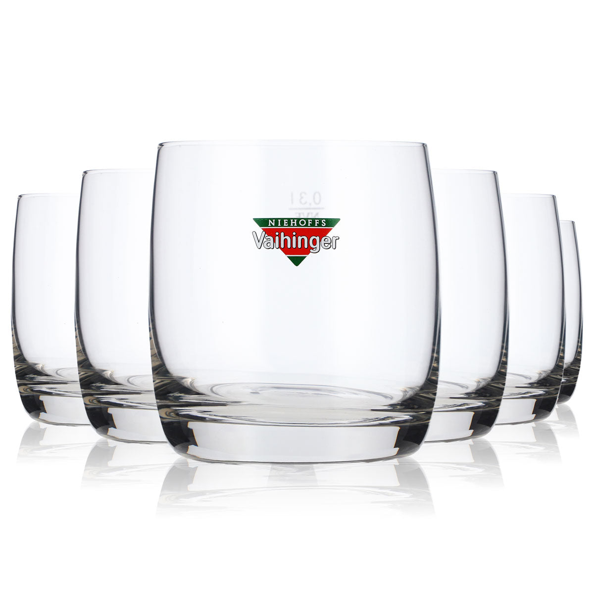 6 verres à jus Vaihinger 0,3 l Verres à jus Logo coloré – Vue 5