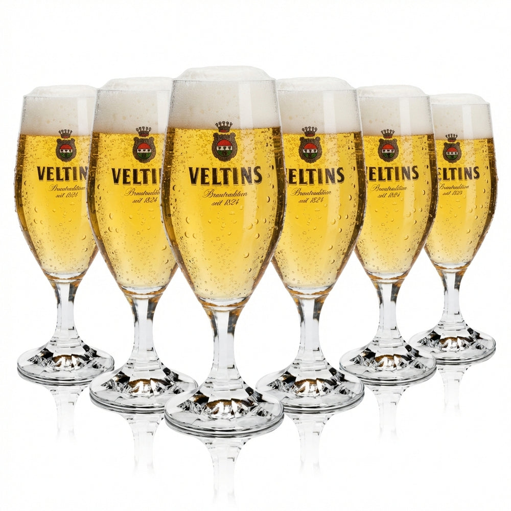 6 verres à bière Veltins 0,25 l Pokal Ritzenhoff