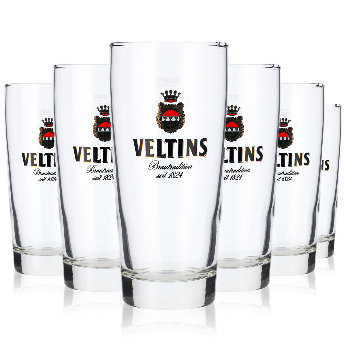 6 verres à bière Veltins Verres Willi-Becher  Verres à bière 0,2 l Sahm – Vue 2