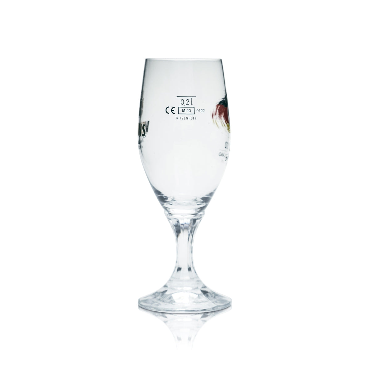 6 verres à bière Veltins 0,2 l, forme tulipe, coupe, Euro 2020, Allemagne, football, Euro 24 – Vue 3