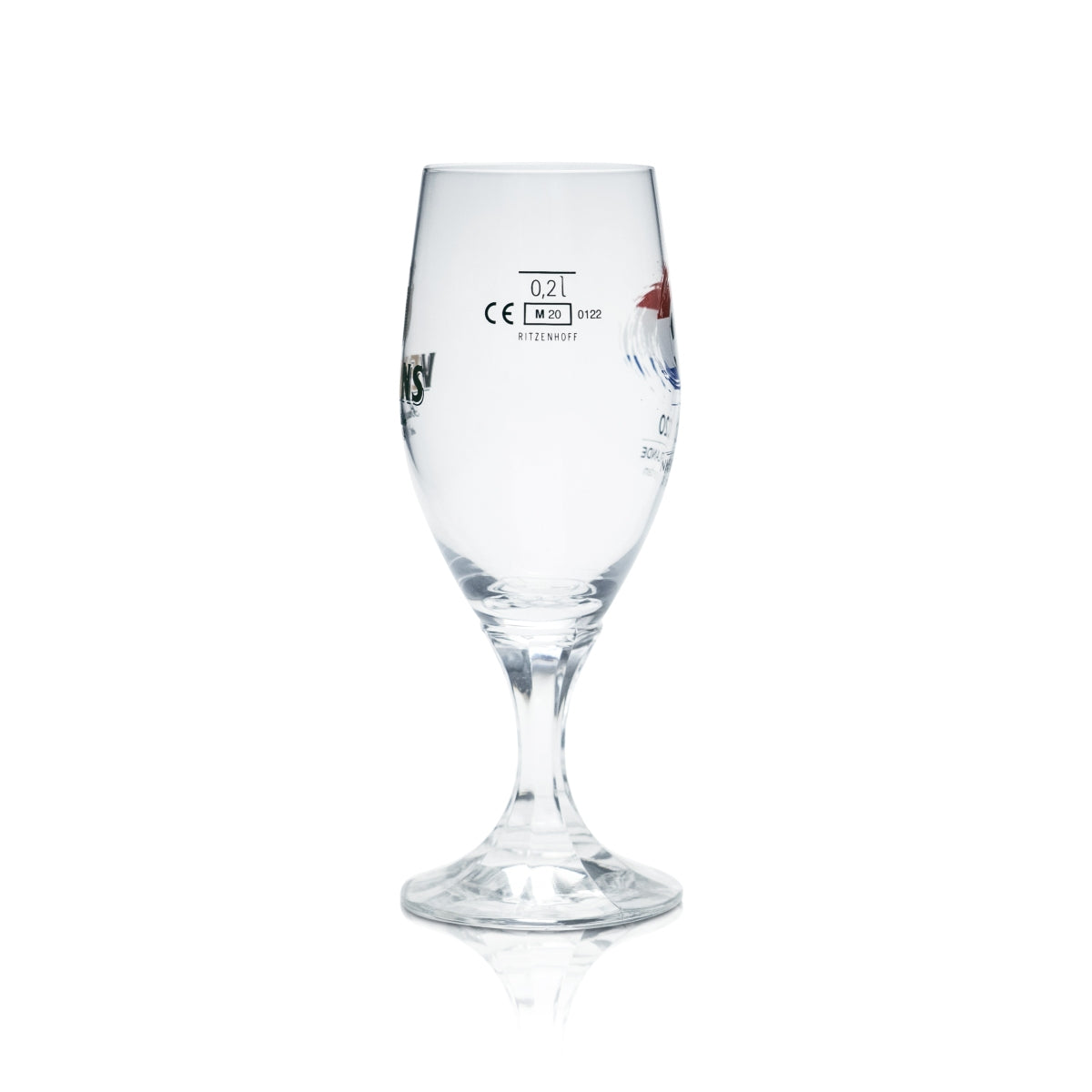 6 verres à bière Veltins 0,2 l, forme tulipe, coupe, Euro 2020, Pays-Bas, football, Euro 24 – Vue 3
