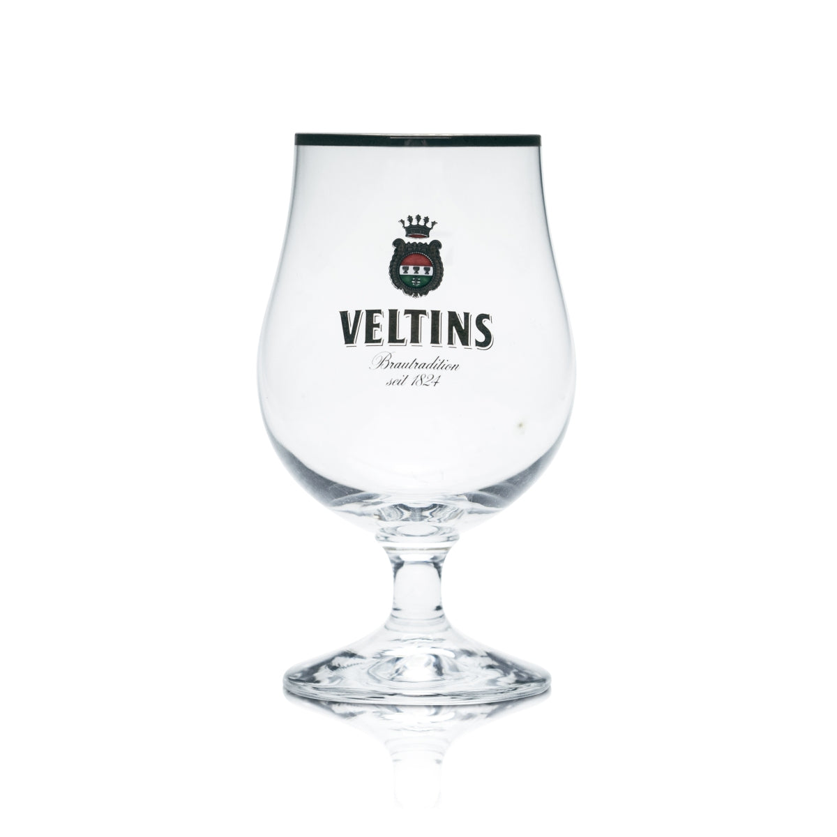6 verres à bière Veltins 0,3 l, forme tulipe, bord doré, Eich Gastro Pils – Vue 2