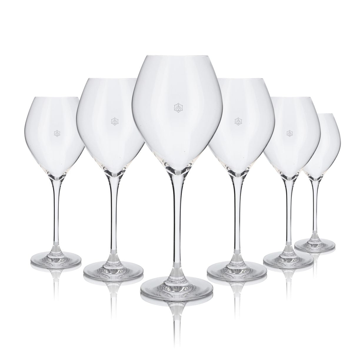 6x Verres Veuve Clicquot 0,29 l Champagne Flûtes à champagne Verres bombés Set Élégant
