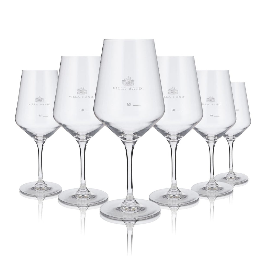 6x Villa Sandi Verre 0,5 l Verre à vin rouge Harmony 53 Deluxe Set de verres