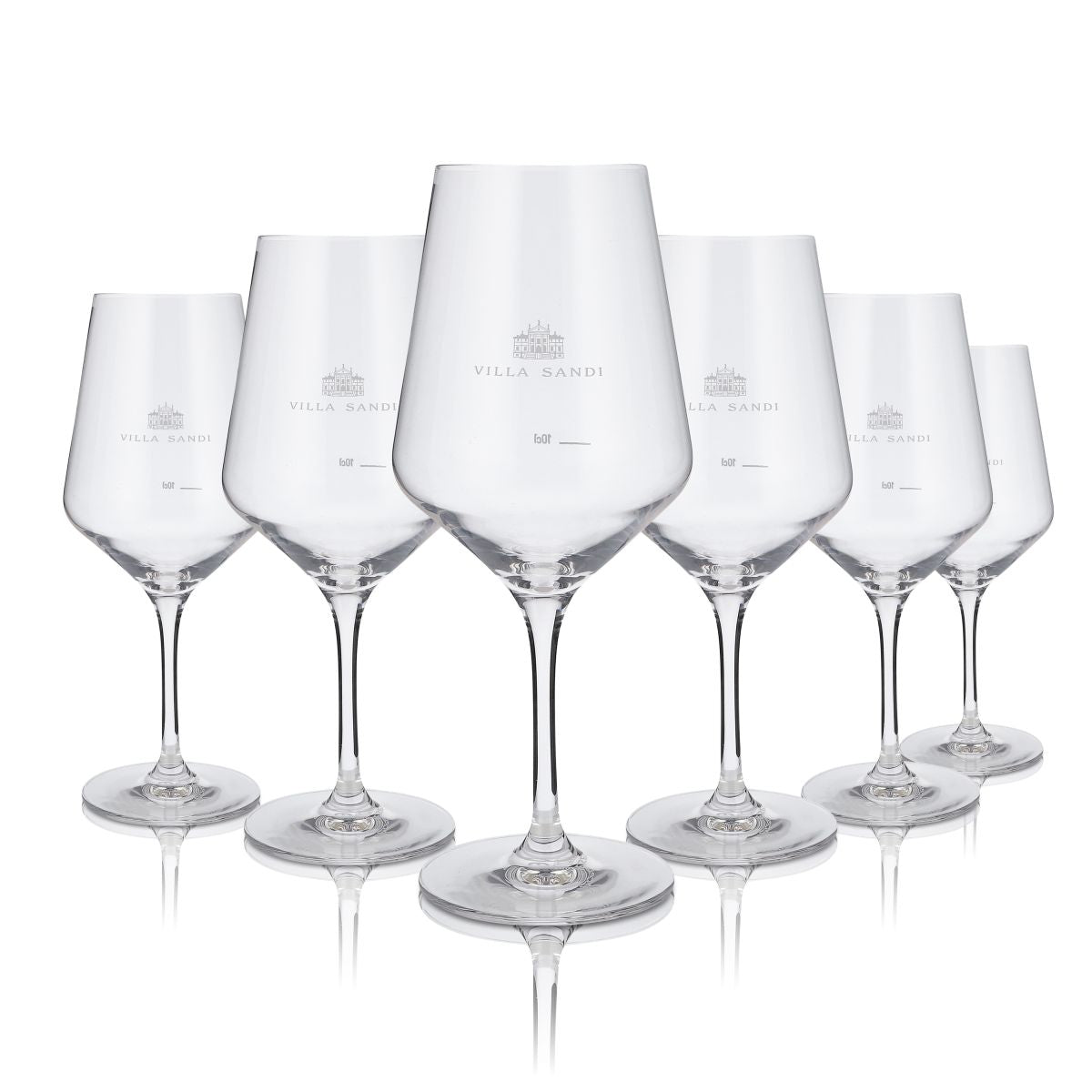 6x Villa Sandi Verre 0,5 l Verre à vin rouge Harmony 53 Deluxe Set de verres