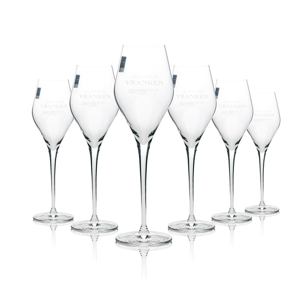 6x Verre à champagne Vranken Cuvee Diamant Schott Zwiesel