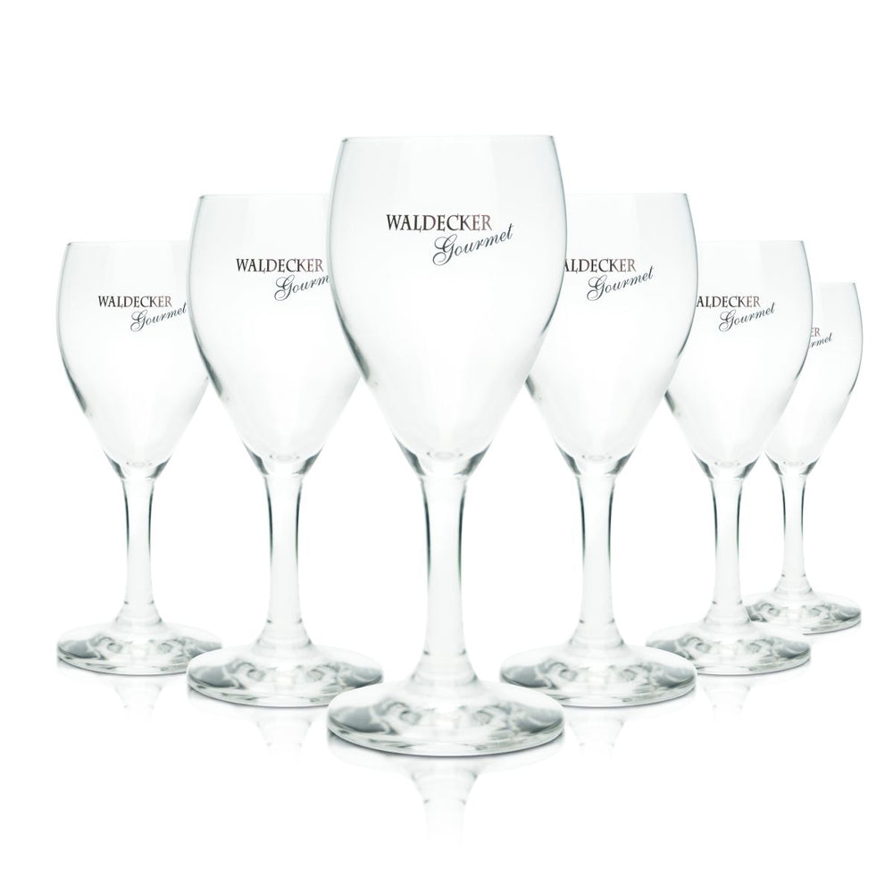 6x Waldecker Verre à eau 0,17l Gourmet Eau minérale pétillante Verres à calice